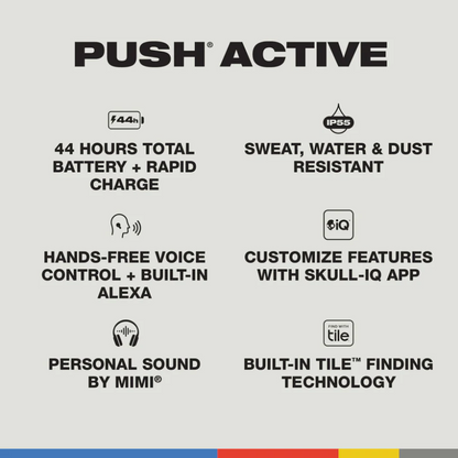 Push Active™ True Wireless Sport Earbuds