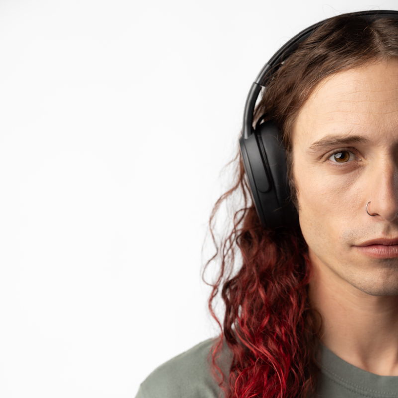 Crusher® Wireless Over-Ear Headphones with Mic