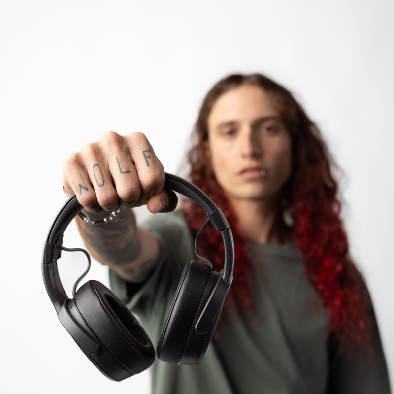 Crusher® Wireless Over-Ear Headphones with Mic